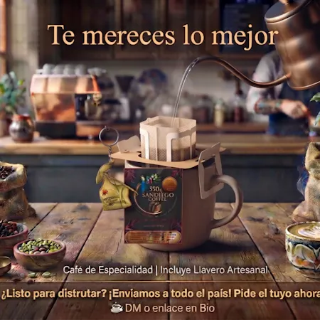 Café Sandiegocoffee en Drip de 1 café 