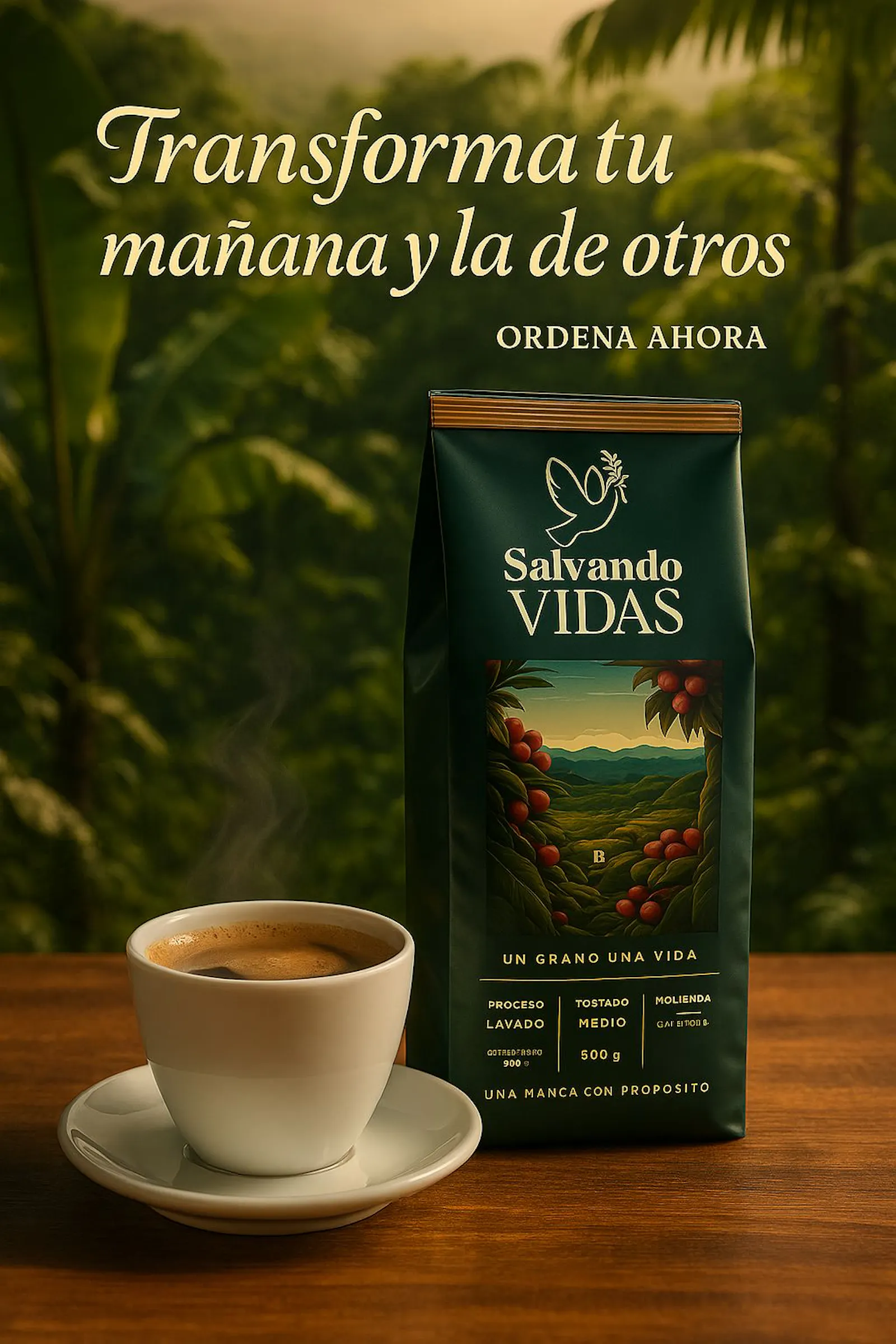 CAFÉ SALVANDO VIDAS - Café de Especialidad