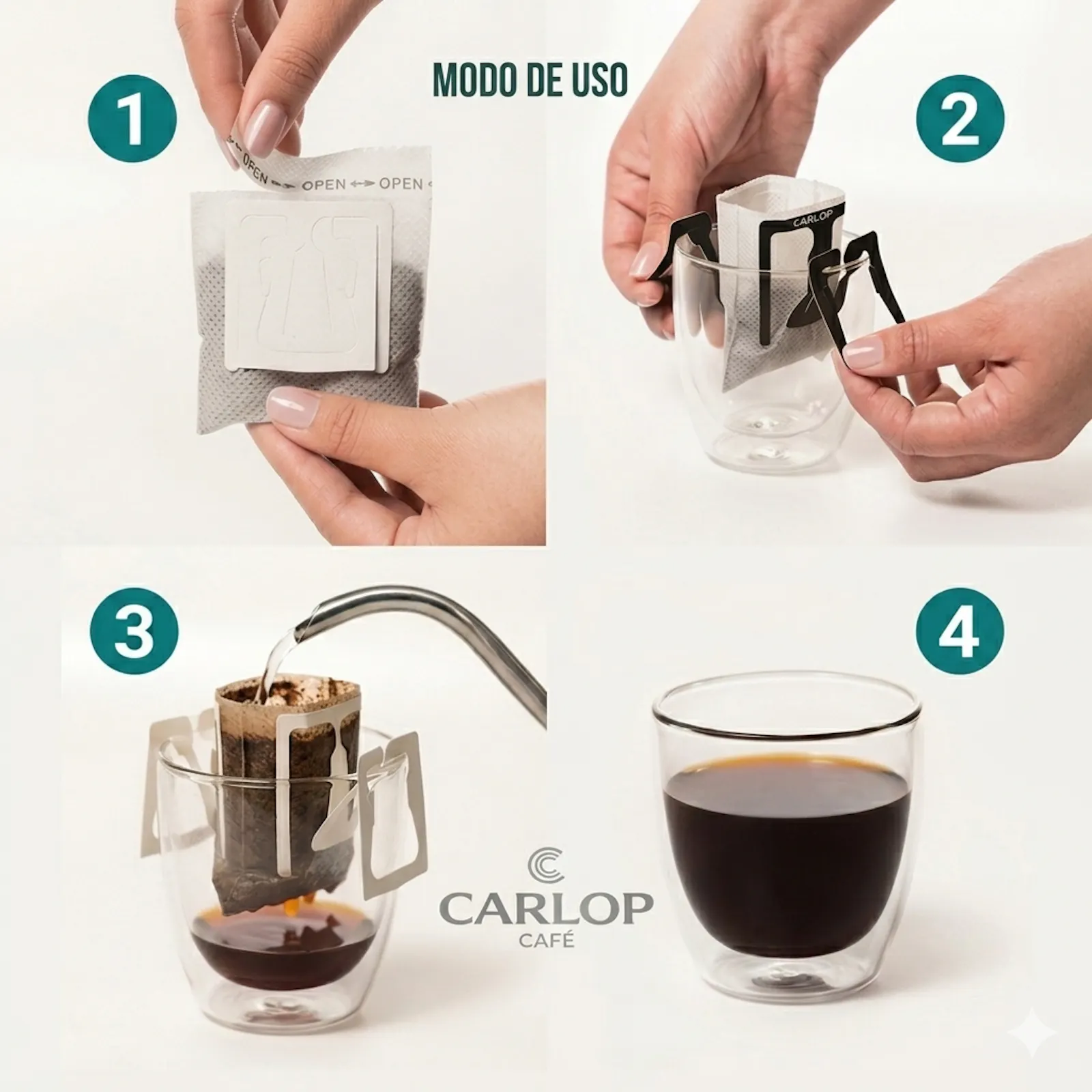 CARLOP CAFÉ - DRIP (Kit Semanario 7 Unidades) - Café de Especialidad