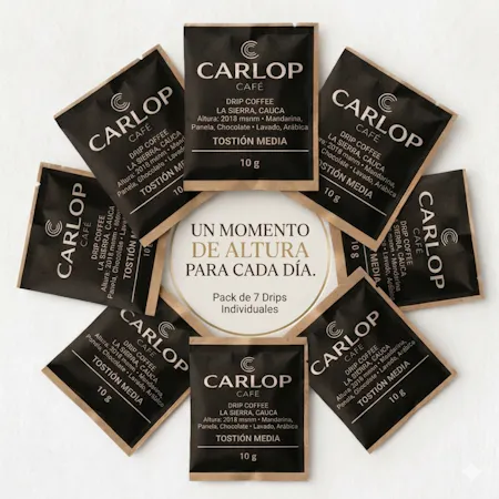 CARLOP CAFÉ - DRIP (Kit Semanario 7 Unidades)