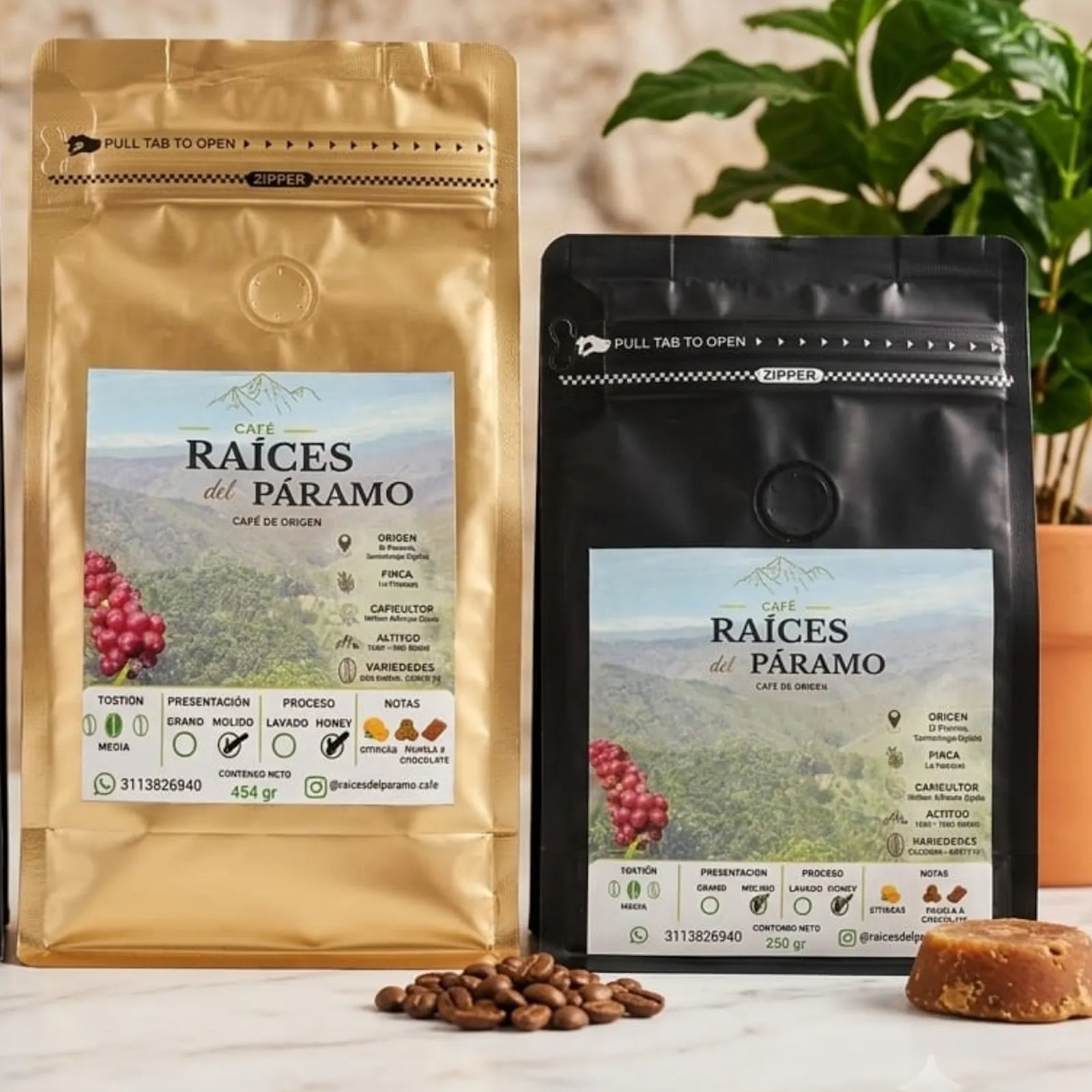 Café Raíces del Páramo Honey - Café de Especialidad de Nariño